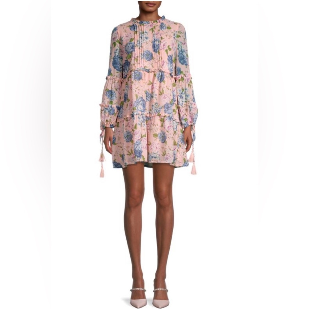 Emmie Rose floral tiered dress. Size small. Worn once. Excellent condition.